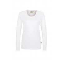 Hakro Damen-Longsleeve Classic, Farbe weiß, Größe M