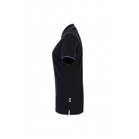 Hakro Damen-Poloshirt Casual, Farbe schwarz/silber, Größe 3XL