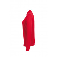 Hakro Damen-Longsleeve-Poloshirt Performance, Farbe rot, Größe L