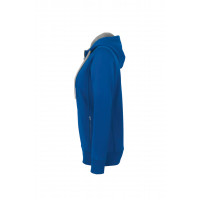 Hakro Damen-Kapuzenjacke Bonded, Farbe royalblau, Größe S