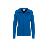 Hakro Damen-Sweatjacke College, Farbe royalblau, Größe M