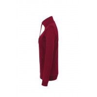 Hakro Damen-Sweatjacke College, Farbe weinrot, Größe S