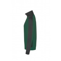 Hakro Zip-Sweatshirt Contrast Performance, Farbe tanne, Größe L