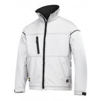 Snickers Workwear Profil Softshell Arbeitsjacke, 1211, Farbe White/Base, Größe XL Regular