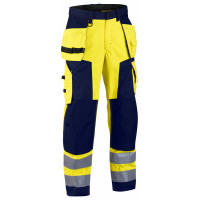 Blåkläder High Vis Bundhose Kl. 2, 15681811, Farbe Gelb/Marineblau, Größe C56