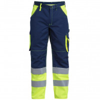 FE-Engel EN 20471 Bundhose, 2505-785, Farbe Marine/Gelb, Größe 62