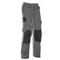 Jobman Workwear Service Hose, Farbe Grau/Schwarz, Größe C154