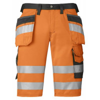 Snickers Workwear High-Vis Arbeitsshorts mit Holstertaschen, Klasse 1, 3033