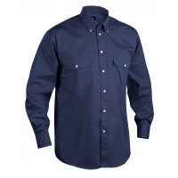 Blåkläder Baumwollhemd, 32301135, Farbe Marineblau, Größe XL