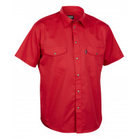Blåkläder Profilhemd-Kurzarm, 32401190, Farbe Rot, Größe L