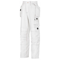 Snickers Workwear Malerhose mit Holstertaschen, 3275, Farbe White, Größe 148