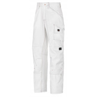 Snickers Workwear Malerhose, 3375, Farbe White, Größe 42