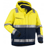 Blåkläder High Vis Winter Bundjacke Kl. 3, 48701987, Farbe Gelb/Marineblau, Größe L