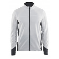 Blåkläder Mikrofleece Jacke, 48951010, Farbe Weiß/Grau, Größe L