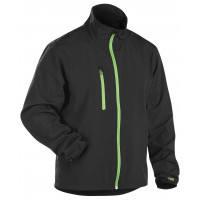 Blåkläder Softshell-Jacke Light, 49522518, Farbe Schwarz/Grün, Größe S