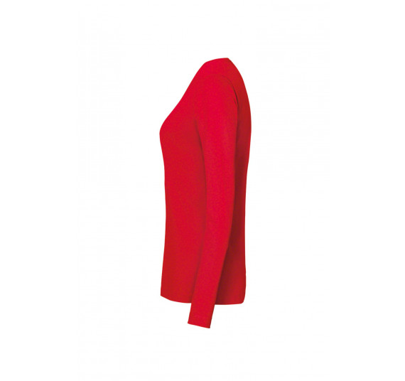 Hakro Damen-Longsleeve Performance, Farbe rot, Größe XL