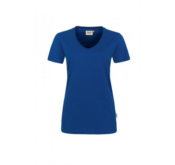 Hakro Damen-V-Shirt Performance, Farbe ultramarinblau, Größe 4XL
