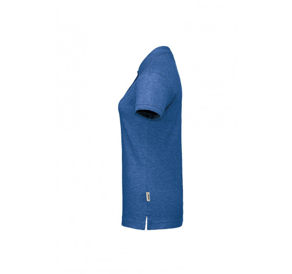 Hakro Damen-Poloshirt GOTS-Organic, Farbe ultramarinblau meliert, Größe M