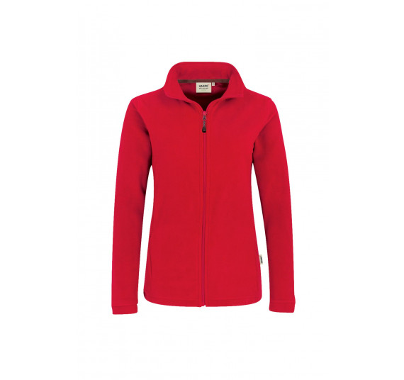 Hakro Damen-Fleecejacke Delta, Farbe rot, Größe 3XL
