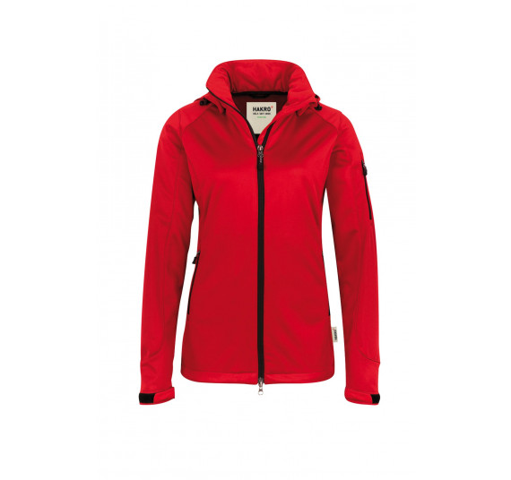 Hakro Damen-Softshelljacke Alberta, Farbe rot, Größe 3XL