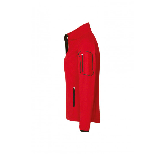 Hakro Damen-Light-Softshelljacke Sidney, Farbe rot, Größe 2XL