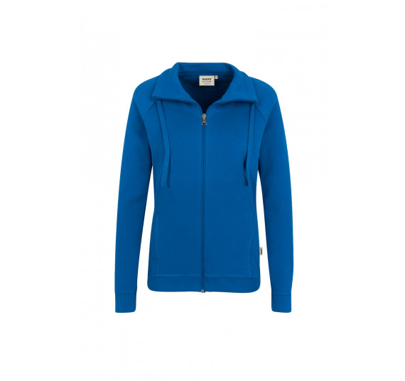 Hakro Damen-Sweatjacke College, Farbe royalblau, Größe M