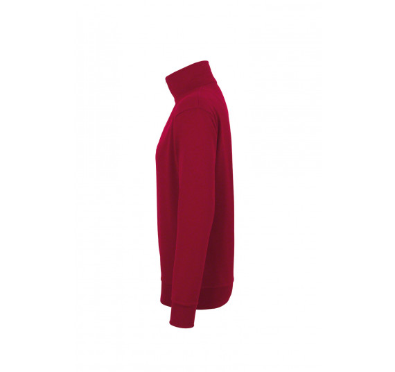 Hakro Zip-Sweatshirt Premium, Farbe weinrot, Größe S