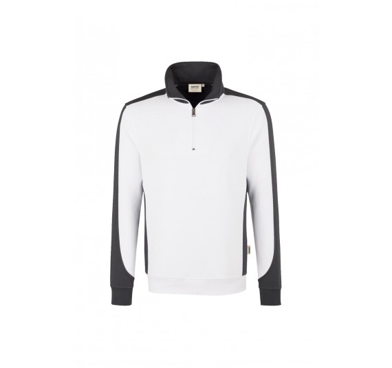 Hakro Zip-Sweatshirt Contrast Performance, 0476