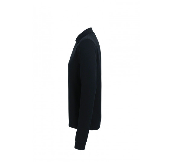 Hakro Longsleeve-Poloshirt Performance, Farbe schwarz, Größe M