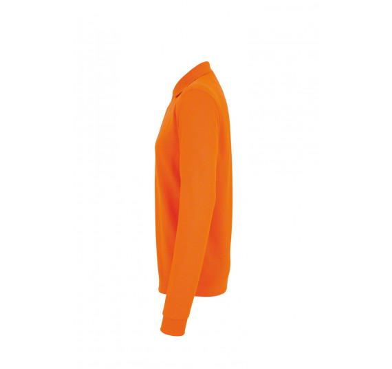 Hakro Longsleeve-Poloshirt Performance, Farbe orange, Größe M