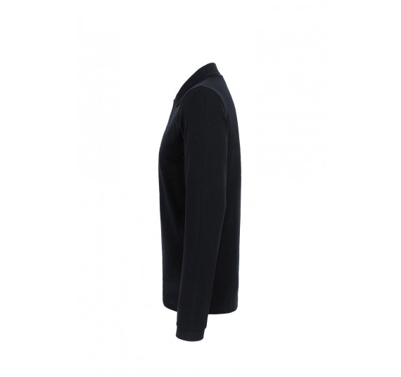 Hakro Longsleeve-Poloshirt Classic, Farbe schwarz, Größe L