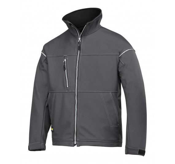 Snickers Workwear Profil Softshell Arbeitsjacke, 1211, Farbe Steel Grey/Base, Größe S Regular