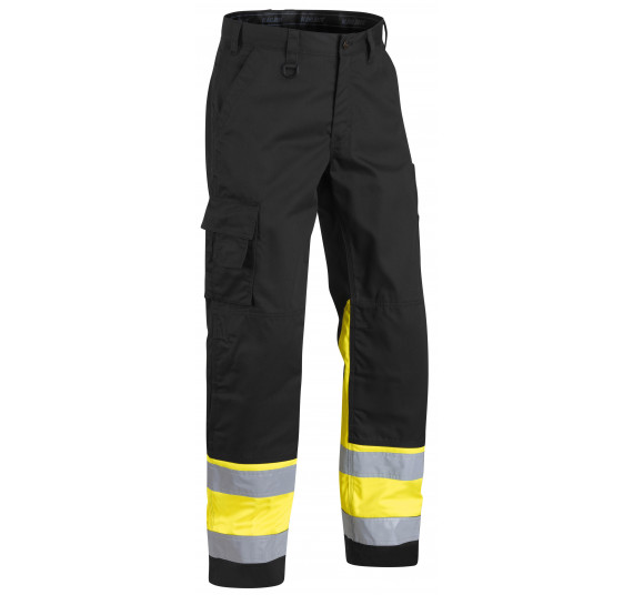 Blåkläder High Vis Bundhose Kl. 1, 15641811, Farbe Schwarz/Gelb, Größe C48