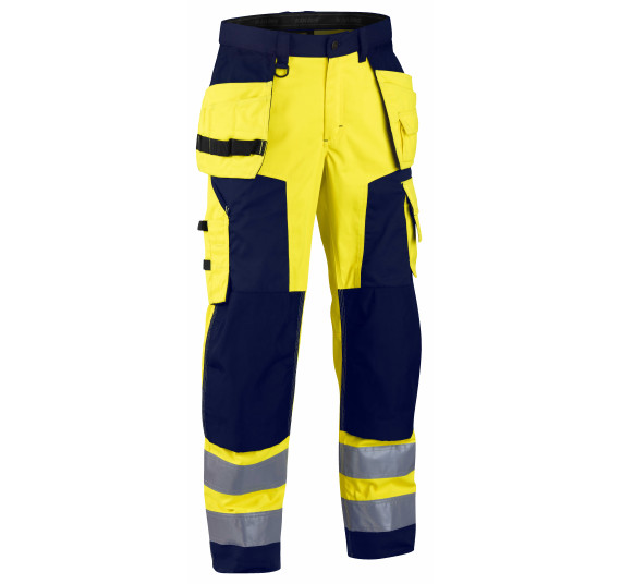 Blåkläder High Vis Bundhose Kl. 2, 15681811, Farbe Gelb/Marineblau, Größe C56