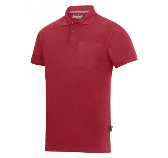 Snickers Workwear Polo Shirt, 2708, Farbe Chili Red/Base, Größe M