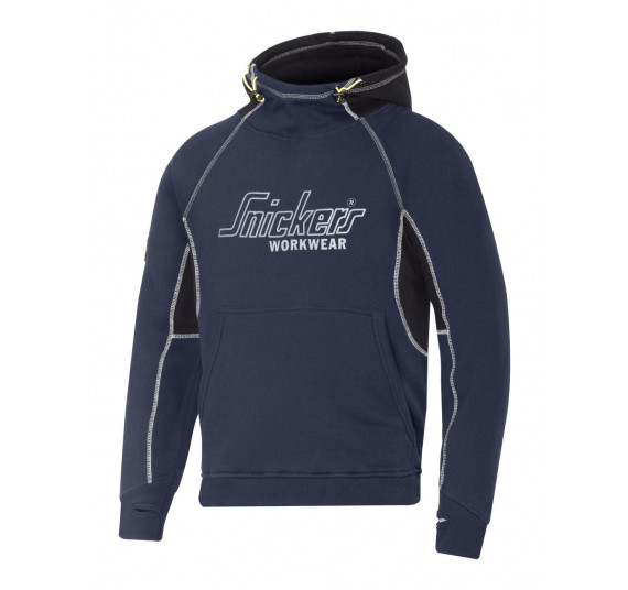 Snickers Workwear Kapuzensweatshirt mit Logo, 2815, Farbe Navy/Black, Größe XL