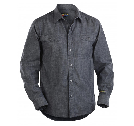 Blåkläder Denim Shirt , 32951129, Farbe Marineblau, Größe XXL