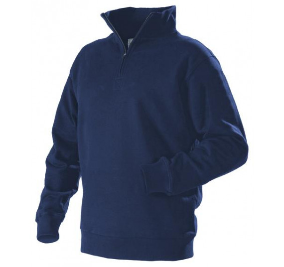 Blåkläder Sweater mit 1/2 Reissverschluss, 33651048, Farbe Marineblau, Größe M