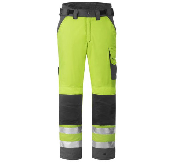 Snickers Workwear High-Vis Winter Arbeitshose, Klasse 2, 3639, Farbe High Visibility Yellow/Steel Grey, Größe 96