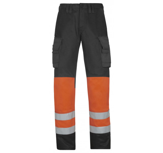 Snickers Workwear High-Vis Arbeitshose, Klasse 1, 3833