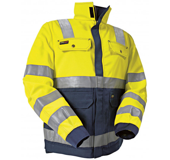 Blåkläder High Vis Jacke Damen, 40261804, Farbe Gelb/Marineblau, Größe M