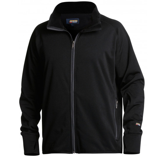 Blåkläder Fleecejacke, 48442522, Farbe Schwarz, Größe XXXL