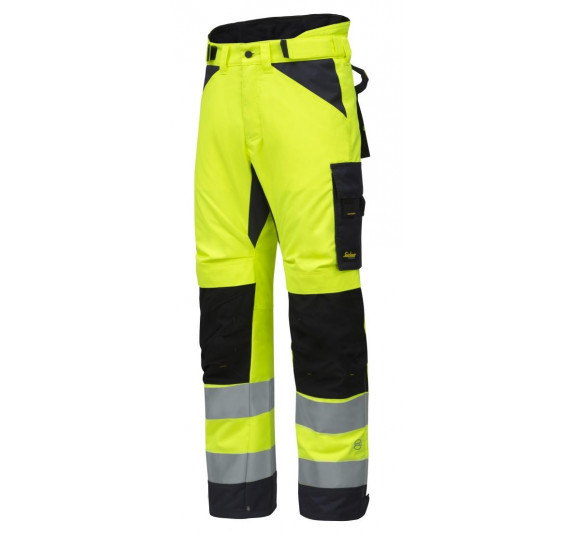 Snickers Workwear AllroundWork, High-Vis 37.5® isolierende Arbeitshose+, Klasse 2, 6639
