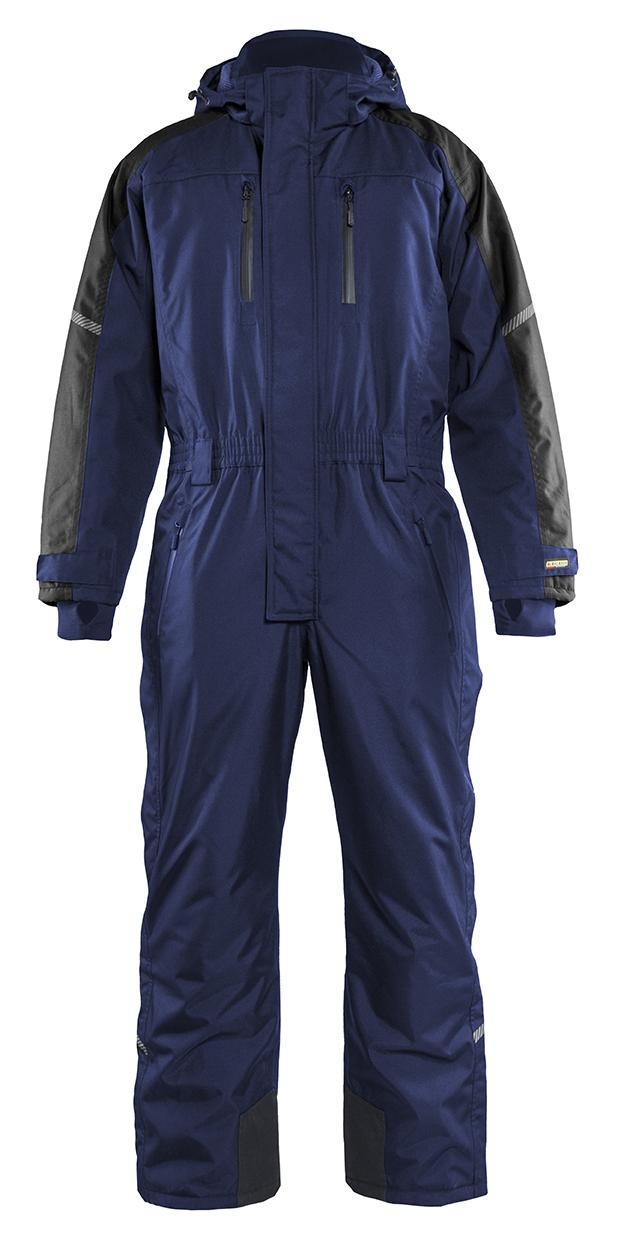 Blakläder Winter-Parka XXL/XXXL – Wattiert, Mit Fleece-Innenfutter & Kapuze, Schwarz, Extrem Warm